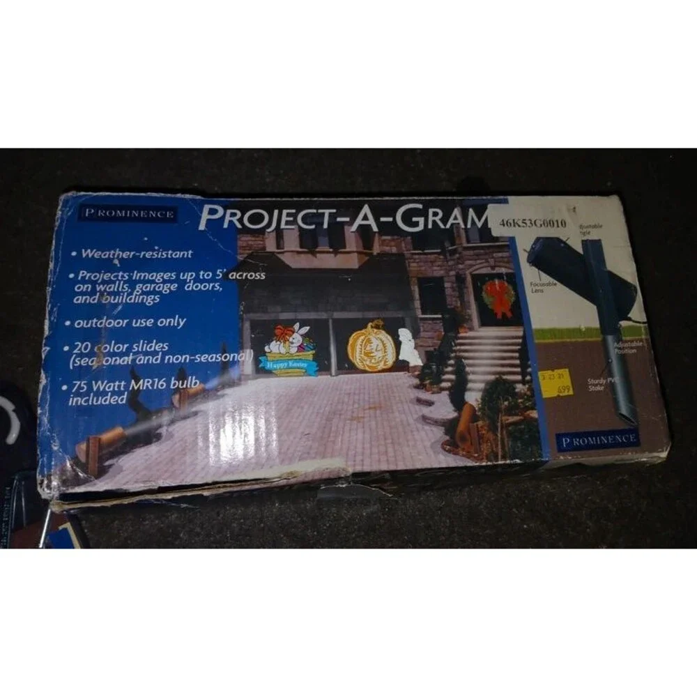 Prominence Project-A-Gram Weather-Resistant Outdoor Projector - Picture 1 of 2